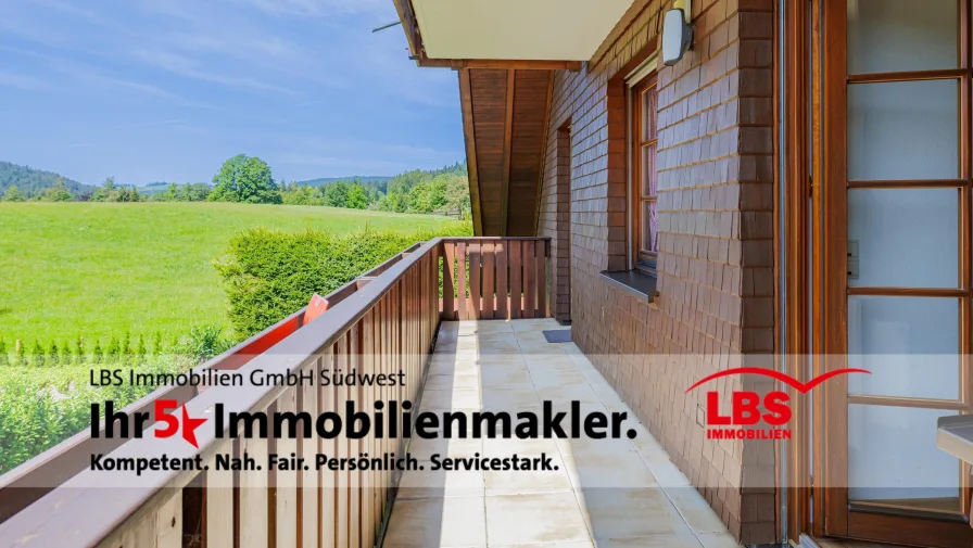 Balkon - Wohnung kaufen in Hinterzarten - Idyllische Maisonettewohnung in Hinterzarten!