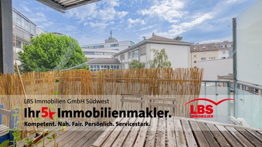 Balkon - Wohnung kaufen in Freiburg - Zentrale 3-Zimmer Wohnung in Freiburg!