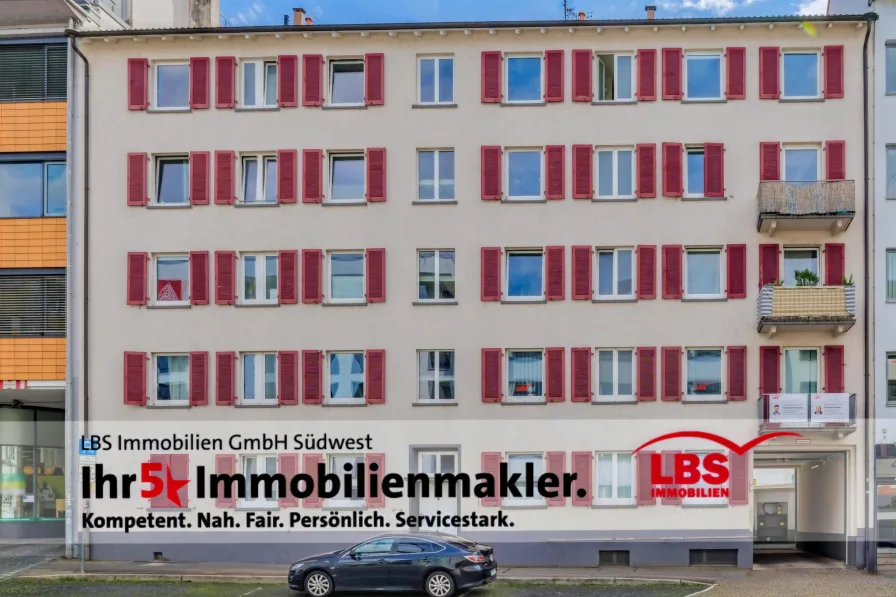 Außenansicht - Wohnung kaufen in Freiburg - Zentrale 3-Zimmer Wohnung in Freiburg!