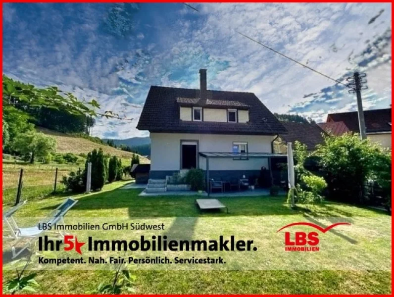 Außenansicht - Haus kaufen in Bad Rippoldsau-Schapbach - Modernisiertes Haus in zentraler Lage von Schapbach