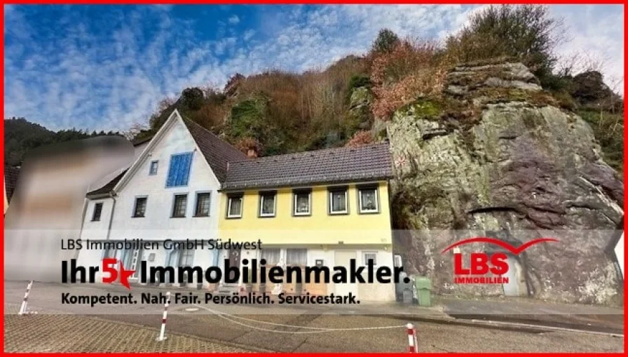 Außenansicht - Haus kaufen in Hornberg - Zwei Stadthäuser - unterhalb der Burg Hornberg
