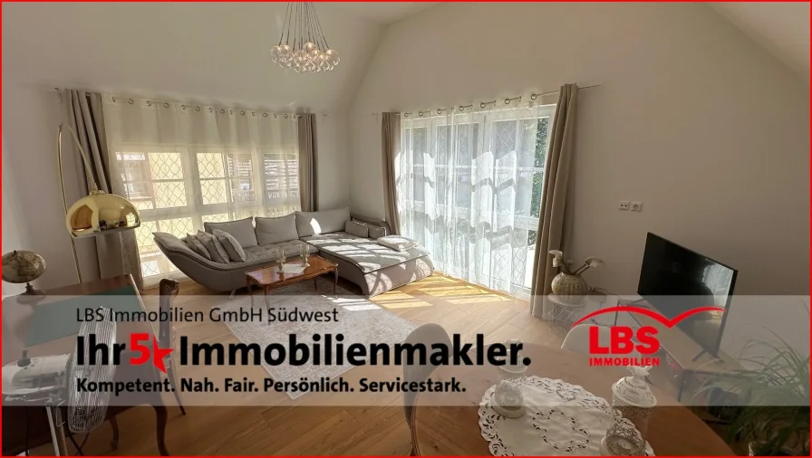 Wohnzimmer - Wohnung kaufen in Gengenbach - Exklusive Stadtwohnung