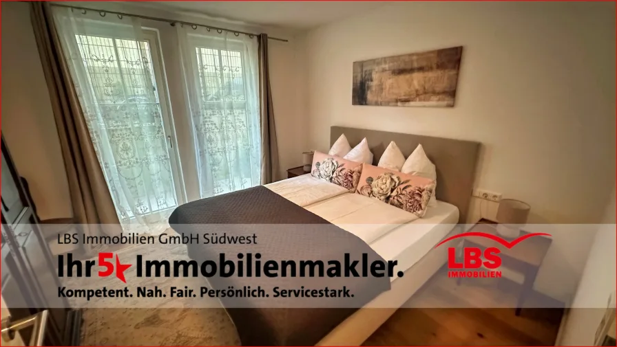 Schlafzimmer_Moos - Wohnung kaufen in Gengenbach - Exklusive & seniorengerechte Wohnung