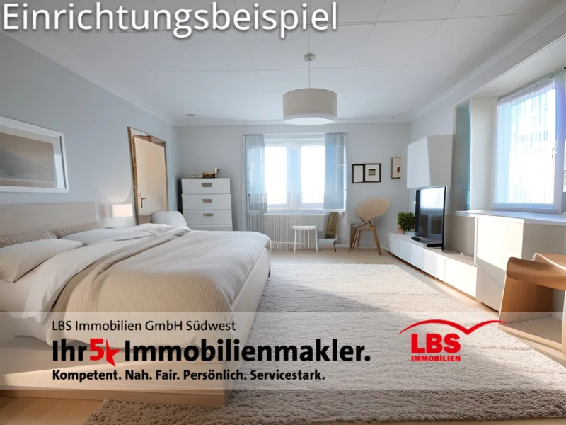 großzügiges Zimmer im EG