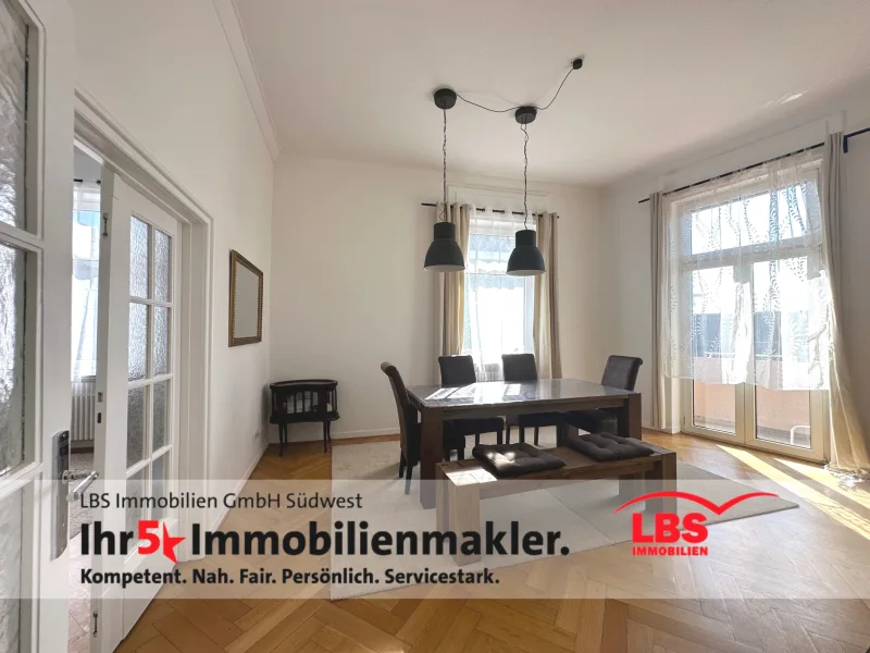 Essecke - Wohnung kaufen in Bruchsal - 4 Zimmer, bezugsfrei direkt am Bahnhof Bruchsal 