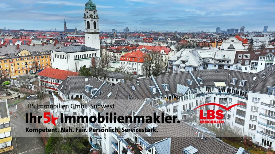 Lauftaufnahme - Wohnung kaufen in München - St.-Wolfgangs-Platz BEZUGSFREI 3-Zi.-ETW im 2.OG mit Aufzug, 2 Balkonen / Loggien und TG-Stellplatz