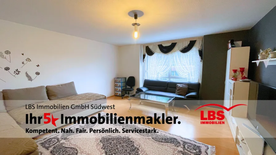 Wohnzimmer  - Wohnung kaufen in Mannheim - Lebendig, zentral, vielseitig: Ihr neues Zuhause im Jungbusch