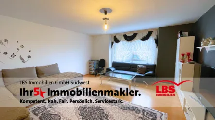 Wohnzimmer  - Wohnung kaufen in Mannheim - Lebendig, zentral, vielseitig: Ihr neues Zuhause im Jungbusch