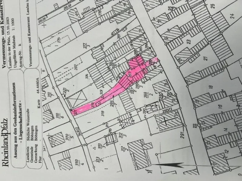 Lageplan Böbingen - Grundstück kaufen in Böbingen - Wohnbau-Abrissgrundstück in Dorfmitte 