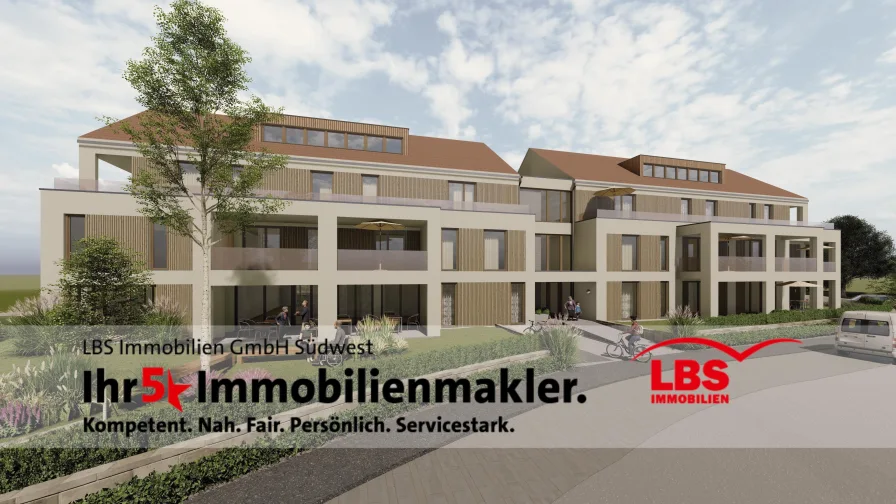 Außenansicht - Zinshaus/Renditeobjekt kaufen in Ulm - Wohnen mit Service und Tagespflege in bevorzugter Lage