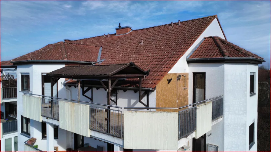 Wohnungsansicht - Wohnung kaufen in Ludwigshafen - *** DG-Wohnung mit Weitblick in Feldrandlage ***