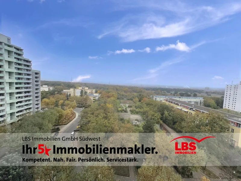 Ausblick - Wohnung kaufen in Mainz - Vermietete Kapitalanlage in Waldnähe mit Panoramablick