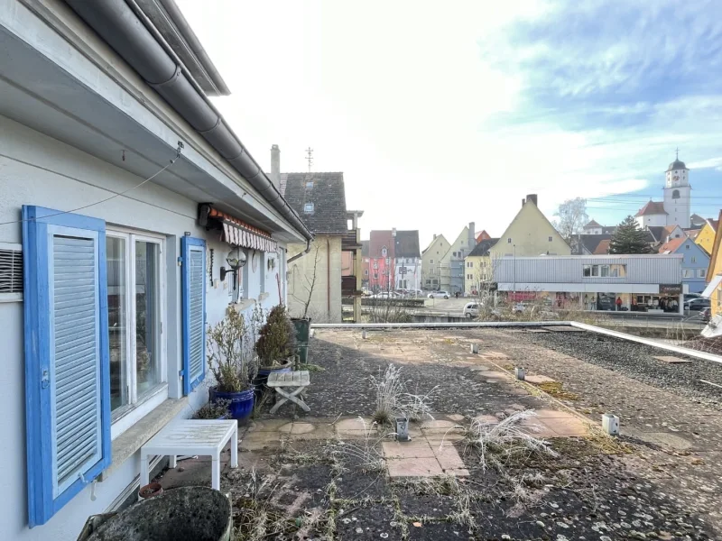 Dachterrasse mit weitem Blick