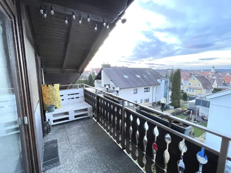 Balkon mit weiter Aussicht -DG