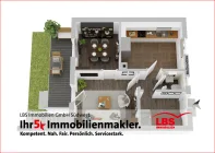 3 D Plan Erdgeschoß