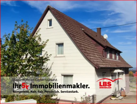 Südansicht - Haus kaufen in Kohlberg - Achtung Handwerker! Ehemaliges Bauernhaus mit Potenzial
