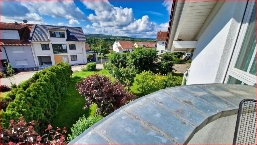 1. OG Sicht vom Balkon