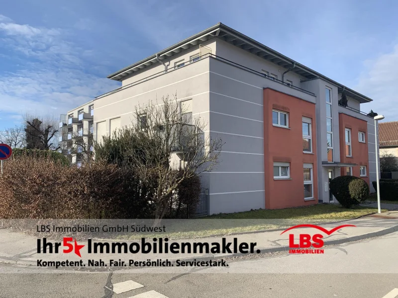 Ansicht - Wohnung kaufen in Ravensburg - 2-Zimmer-Wohnung in der beliebten Ravensburger Südstadt.