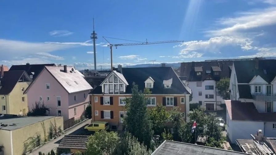 Blick vom Balkon