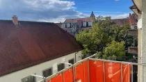 Blick vom Balkon