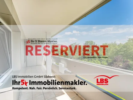 Balkon - Wohnung kaufen in Singen - Geräumige 3-Zimmer-Wohnung mit Balkon und Garage