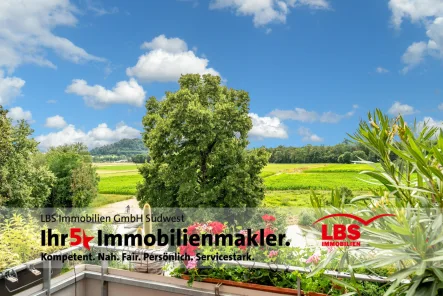 Blick vom Balkon - Wohnung kaufen in Singen - Toller Ausblick in Singen - Ruhige Wohnung zu verkaufen