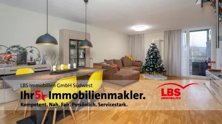 Wohn-/Essbreich - Wohnung kaufen in Singen - 3 Zimmer Wohnung in Singen-Nord - Wohnen mit Weitblick