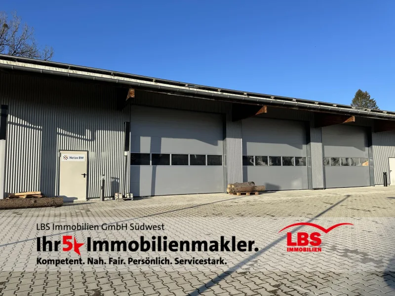 Gewerbehalle Mühlingen - Halle/Lager/Produktion mieten in Mühlingen - Gewerbehalle mit Büro in Mühlingen 