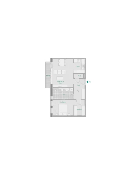 Grundriss Wohnung 5