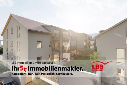 Haus 2 & 3 - Wohnung kaufen in Gomaringen - Barrierefrei auf der Sonnenseite: Eigenheim statt Miete