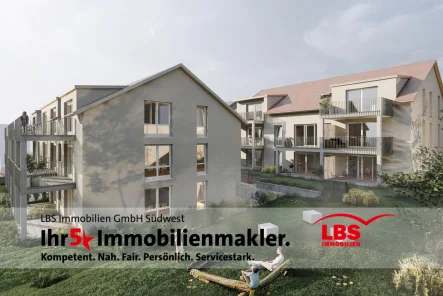 Haus 1 & 2 - Wohnung kaufen in Gomaringen - Ihre Gelegenheit: barrierefreies Wohnen mit Stil!