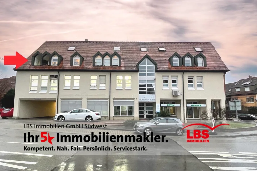 Hausansicht - Wohnung kaufen in Frickenhausen - Mittendrin statt nur dabei: die erste eigene Immobilie?