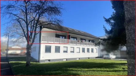 Ansicht Rückseite - Büro/Praxis mieten in Villingen-Schwenningen - Ihr neuer Standort für Büro oder Praxis in Villingen – Flexibel und modern!