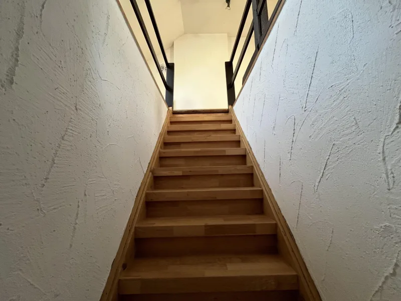 Treppe zum Dachstudio