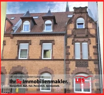 Hausansicht - Zinshaus/Renditeobjekt kaufen in Mannheim - 4 Parteien-Haus in Neckar Nähe! 