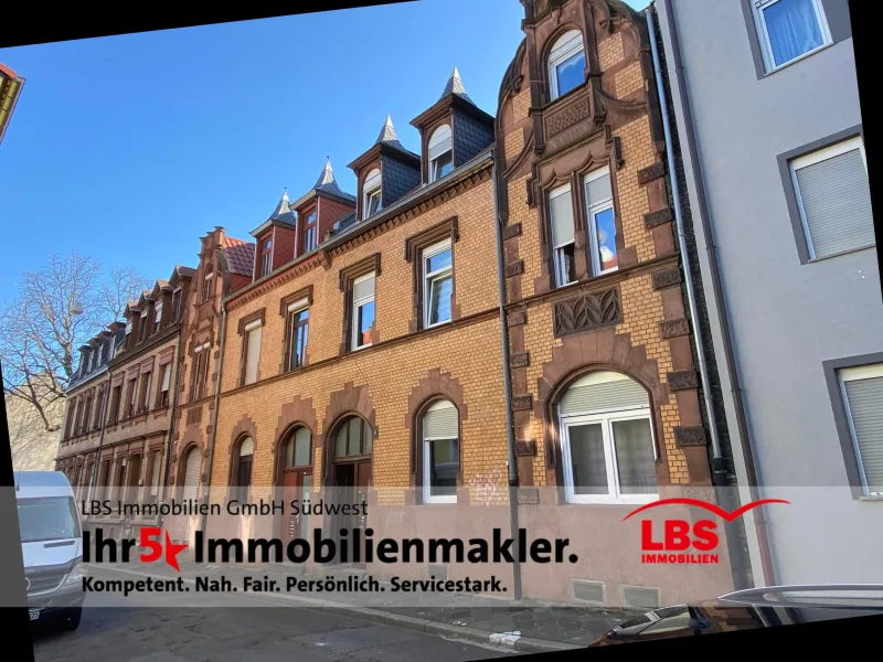 Hausansicht - Zinshaus/Renditeobjekt kaufen in Mannheim - 4 Parteien-Haus in Neckar Nähe! 