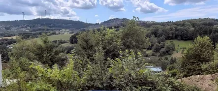 Aussicht - Grundstück kaufen in Wald-Michelbach - Bauprojekt mit Genehmigung und Pläne! 