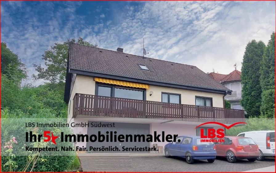 Außenansicht - Haus kaufen in Wald-Michelbach - Idyllisches Einfamilienhaus mit riesigem Grundstück!