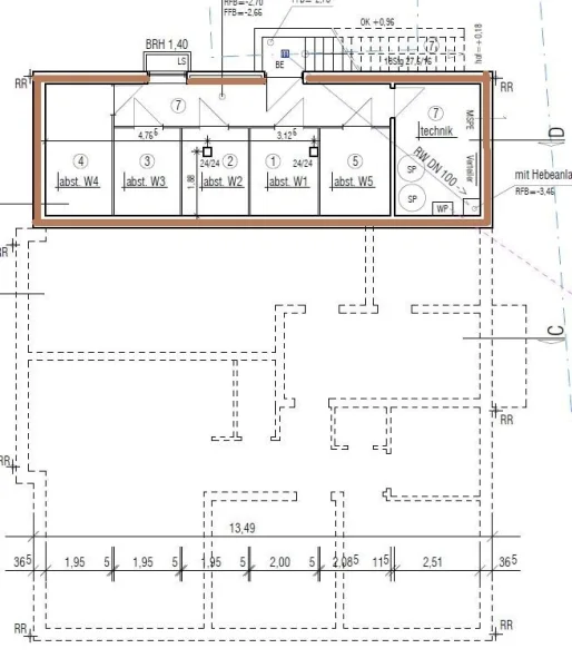 Grundriss UG1