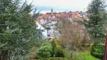 Herrliche Aussicht vom Balkon