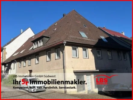 Ansicht - Haus kaufen in Sulz - Geräumiges Wohnhaus mit Ladengeschäft