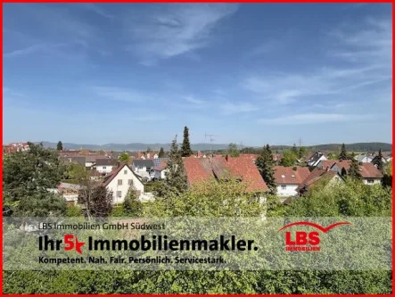 Ausblick - Wohnung kaufen in Trossingen - 4,5 Zimmer Maisonette Wohnung mit Traumblick