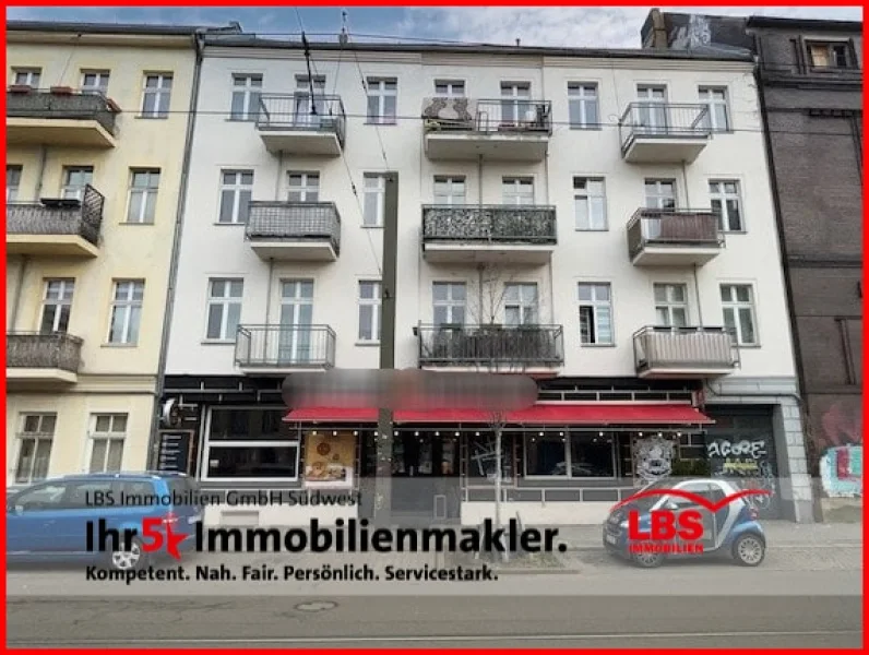 Straßenansicht - Zinshaus/Renditeobjekt kaufen in Berlin - RESERVIERT!!! Attraktives Mehrfamilienhaus mit Gastronomiebetrieb