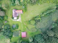 Vogelperspektive mit Teilausschnitt des Grundstücks