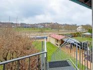 Gartenansicht vom Balkon