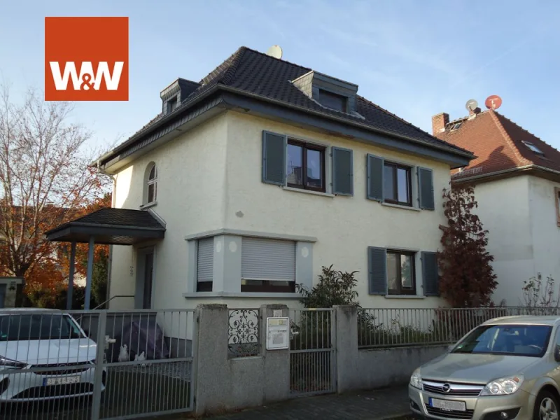 das Haus - Haus kaufen in Rüsselsheim - 2-Familienhaus - modernisierungsbedürftig - Spitzenlage Rüsselsheim