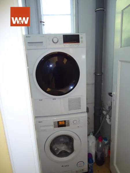 Raum für die Waschmaschine und den Trockner