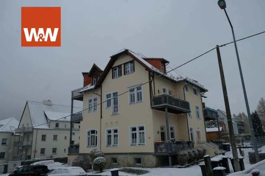 Ansicht - Wohnung kaufen in Freital - Gemütliche Dachgeschosswohnung für Singles