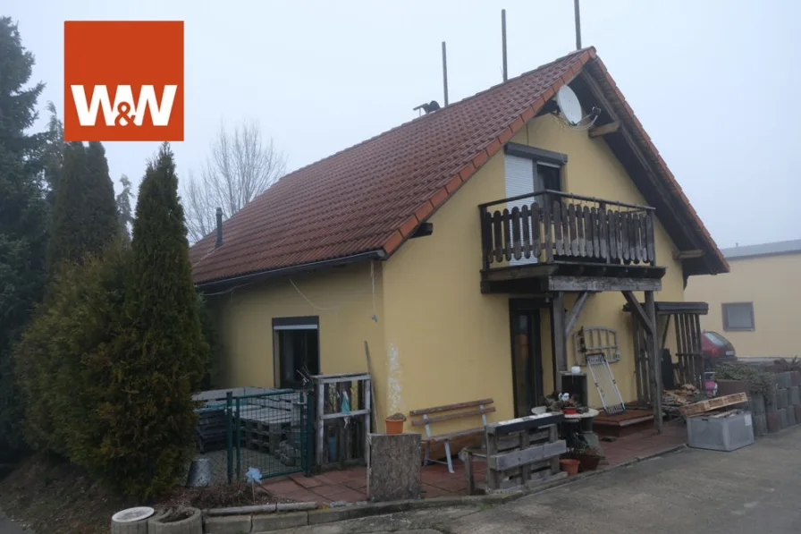 Wohnhaus - Haus kaufen in Gornau/Erzgebirge - Gewerbe und Wohnen unter einem Dach