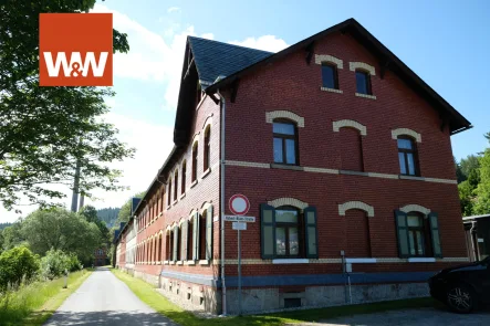 Ansicht - Haus kaufen in Tannenbergsthal/Vogtland - Sehr schönes Reihenmittelhaus